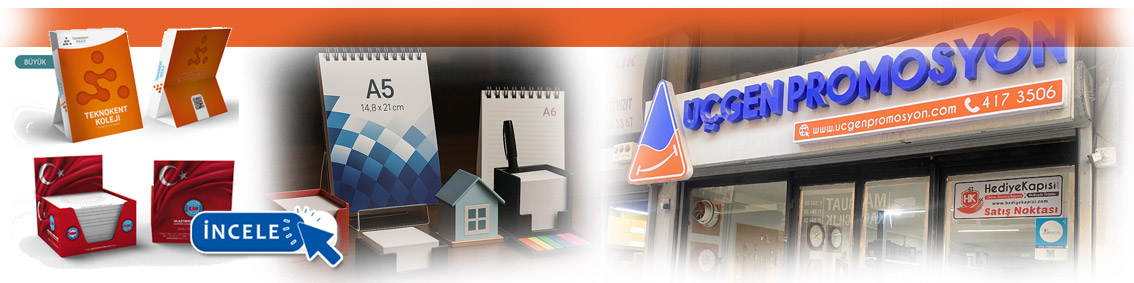 Ankara Promosyon Bloknotlar Küp, Dik, Tutkallı Defter Kategorisi