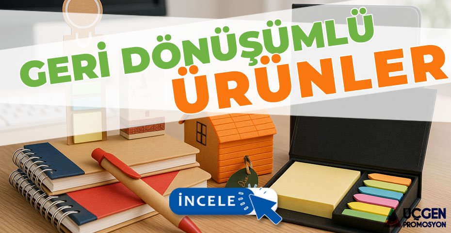 Ankara Promosyon Promosyon Geri Dönüşümlü Ürünler Defter Bloknot Kalem Küp Cetvel postit