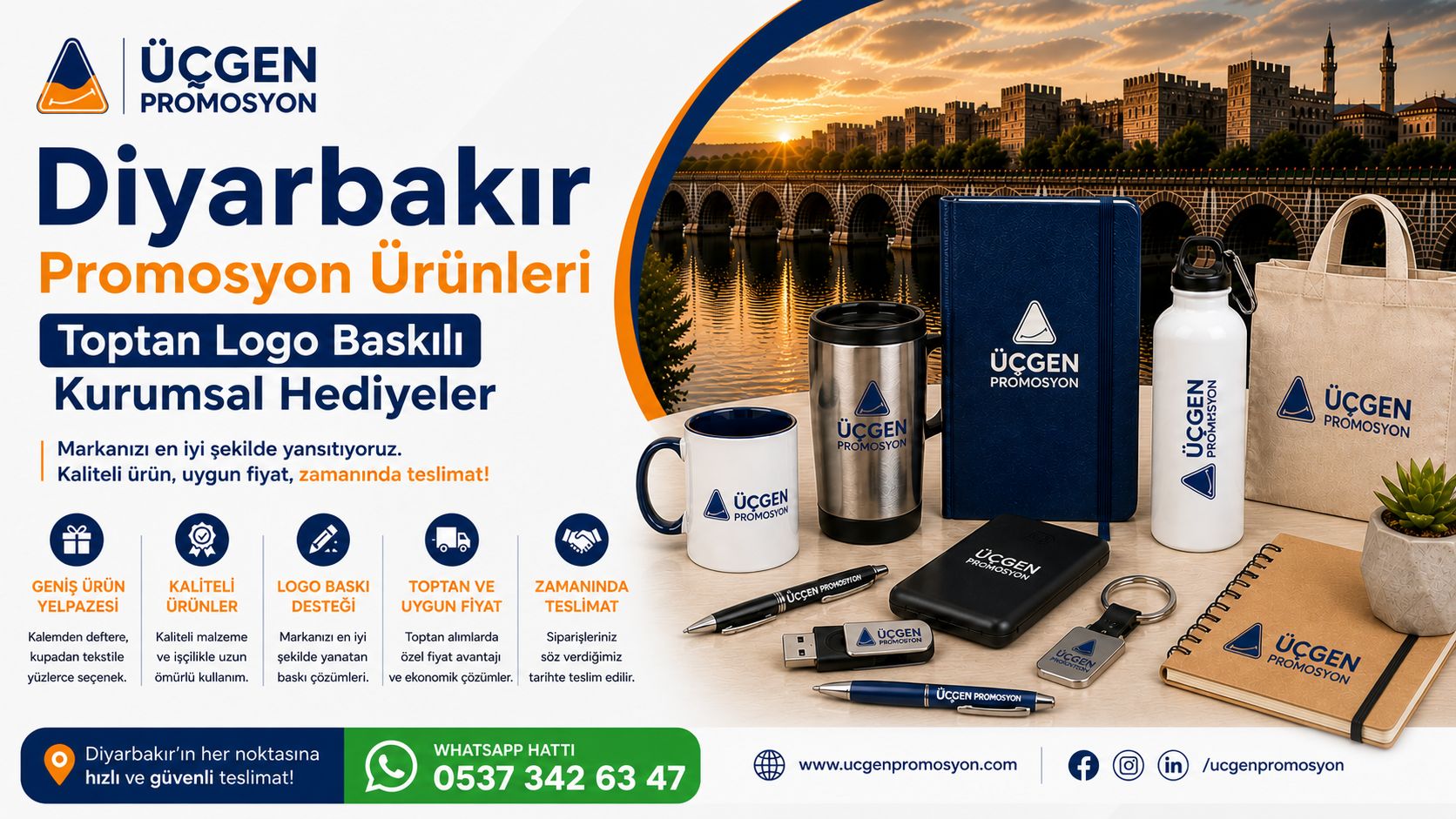 Diyarbakır Promosyon Ürünleri Toptan Logo Baskılı Kurumsal Hediyeler