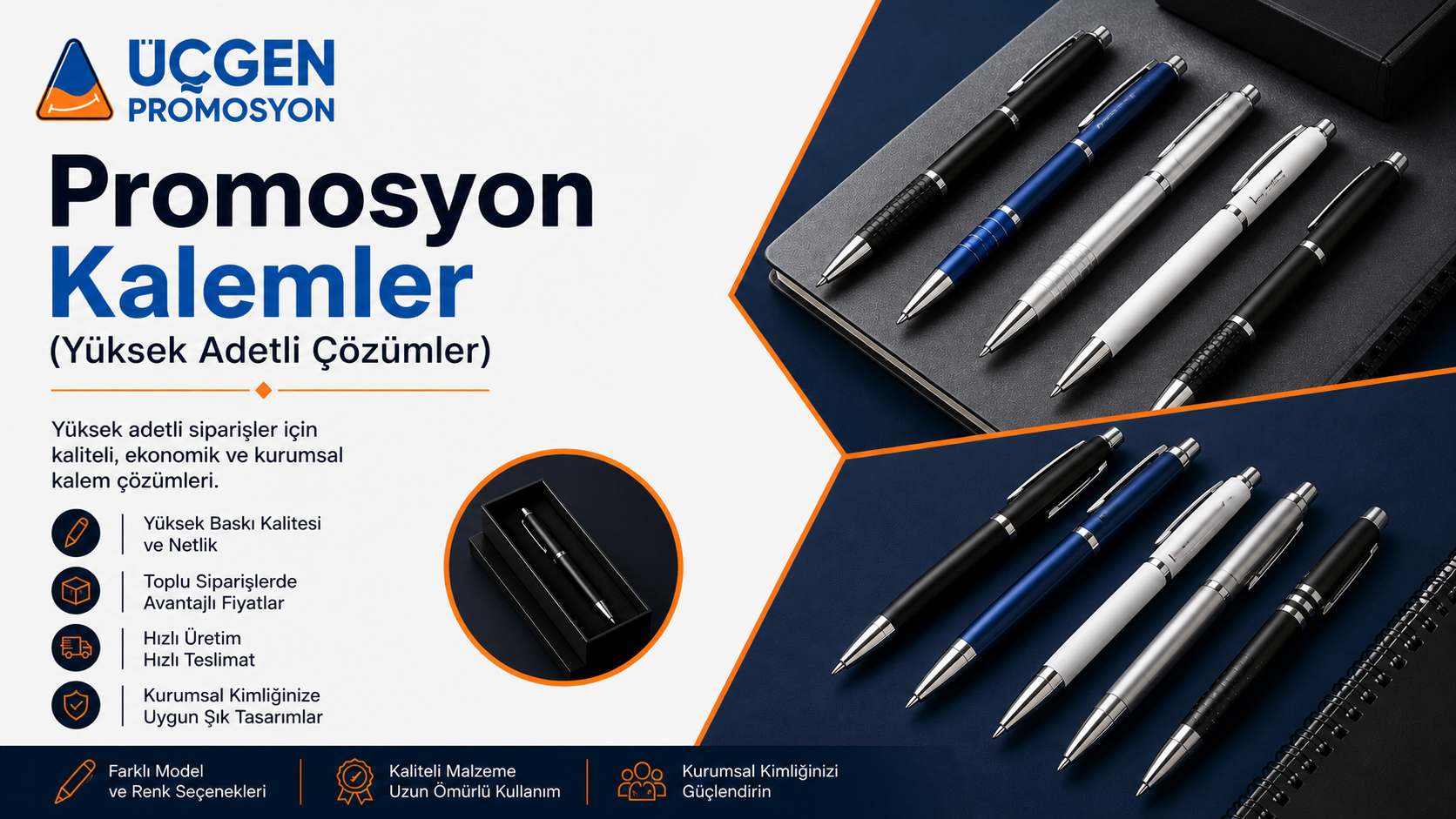 Gaziantep Promosyon Kalemler Yüksek Adetli Çözümler