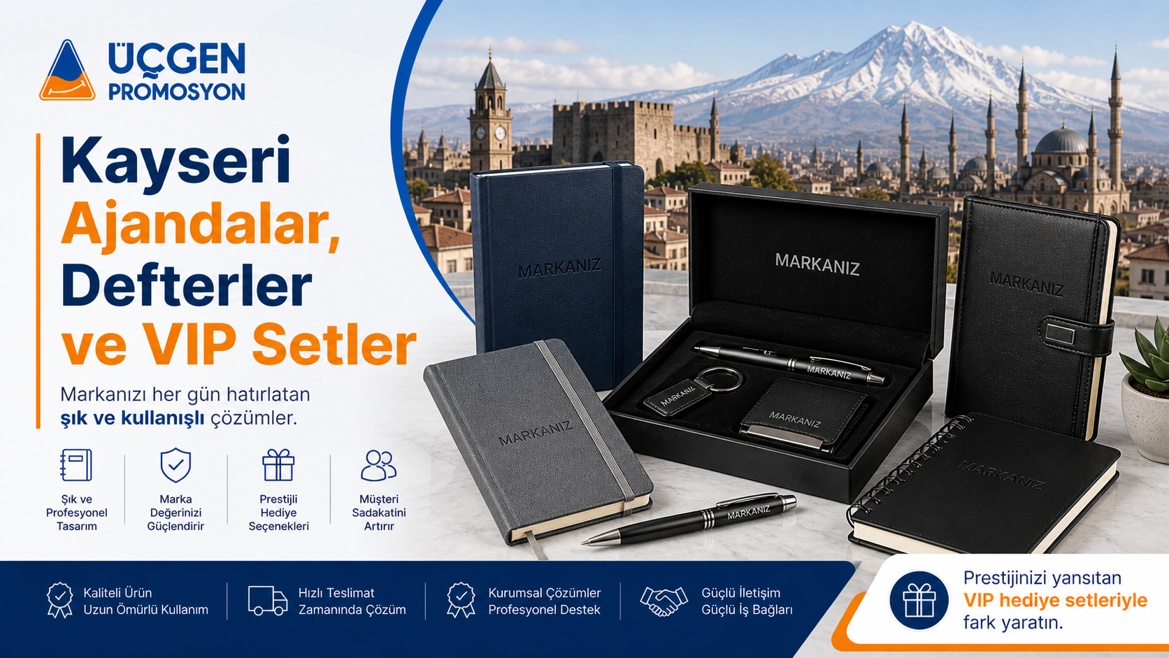 Kayseri Ajandalar, Defterler ve VIP Setler