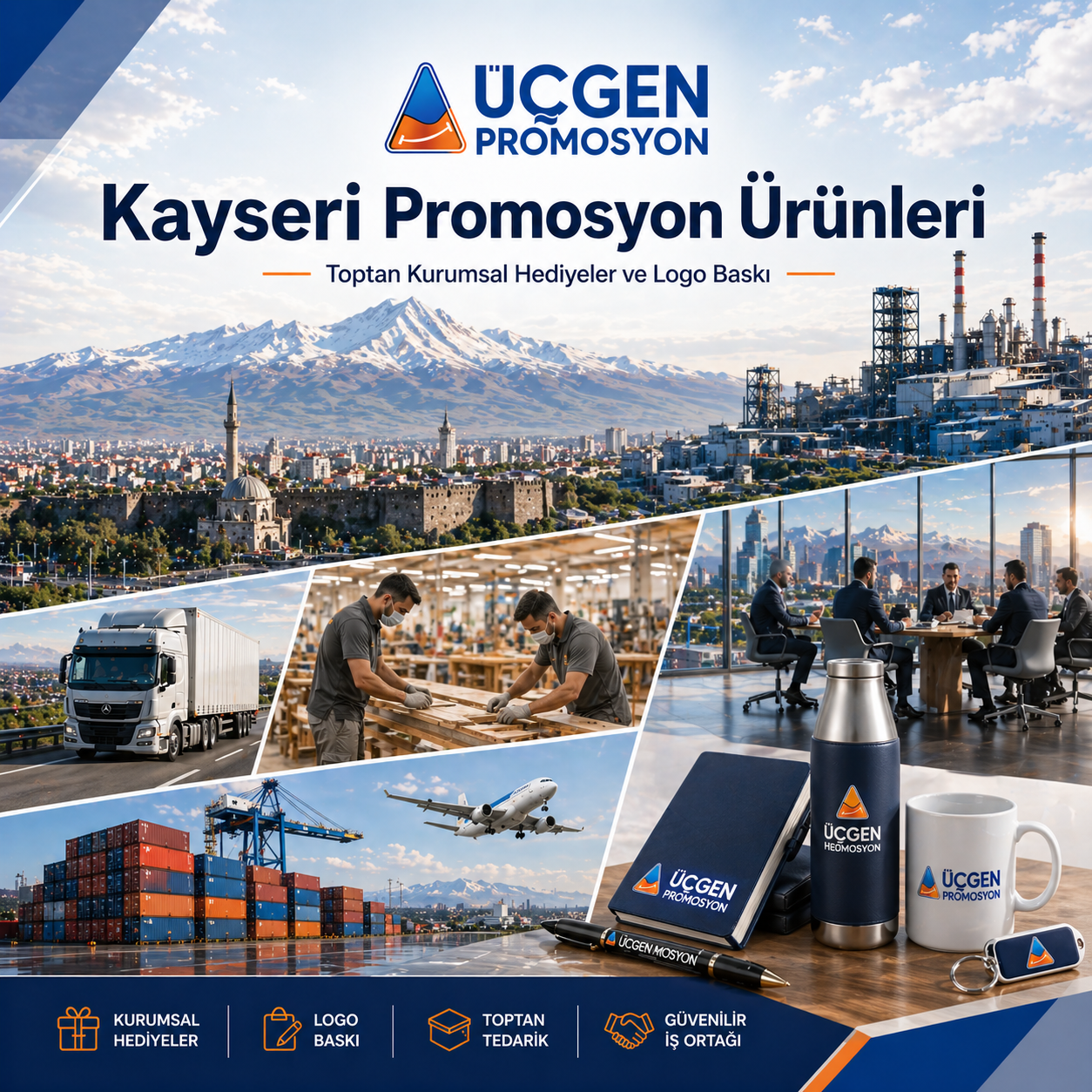 Kayseri Promosyon Ürünleri Toptan Kurumsal Hediyeler ve Logo Baskı