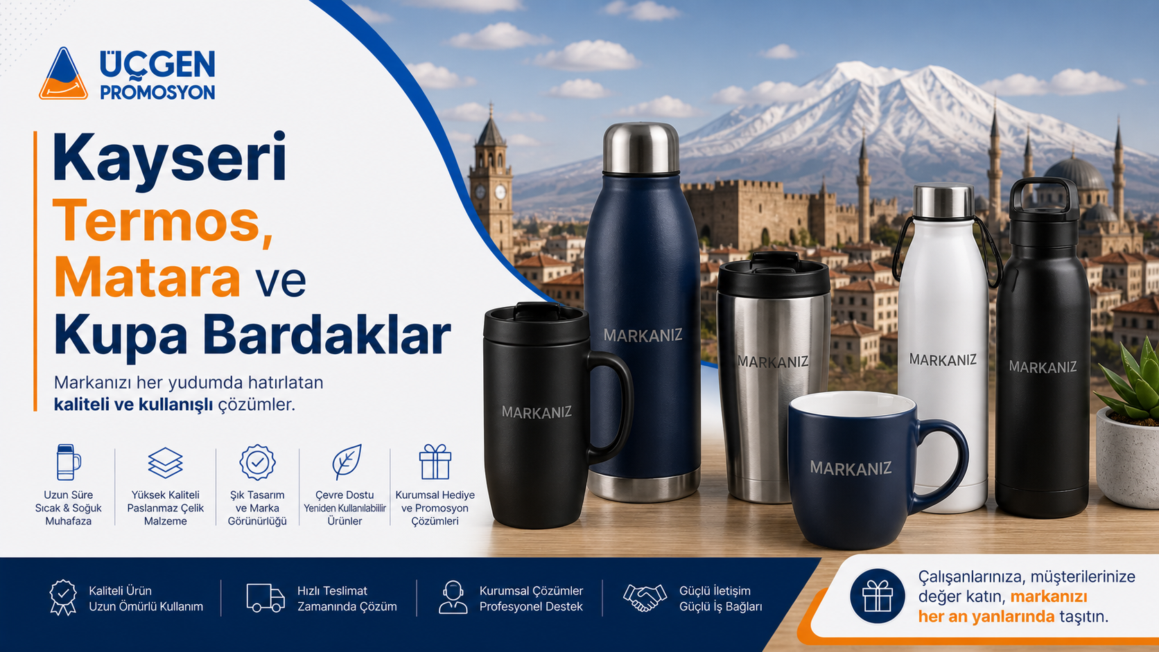 Kayseri Termos Matara ve Kupa Bardaklar