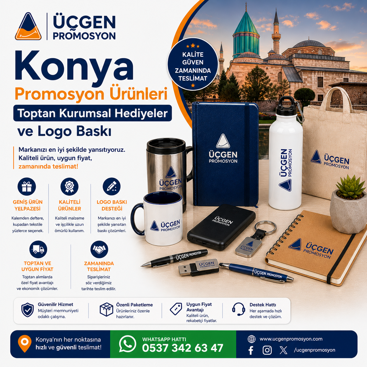 Konya Promosyon Ürünleri Toptan Kurumsal Hediyeler ve Logo Baskılı