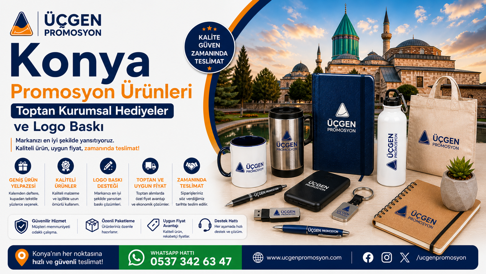 Konya Promosyon Ürünleri Toptan Kurumsal Hediyeler ve Logo Baskılı