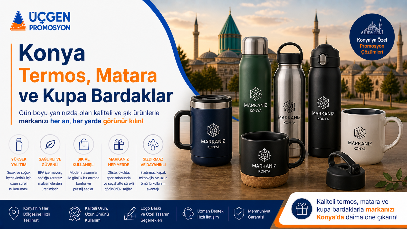 Konya Termos Matara ve Kupa Bardaklar