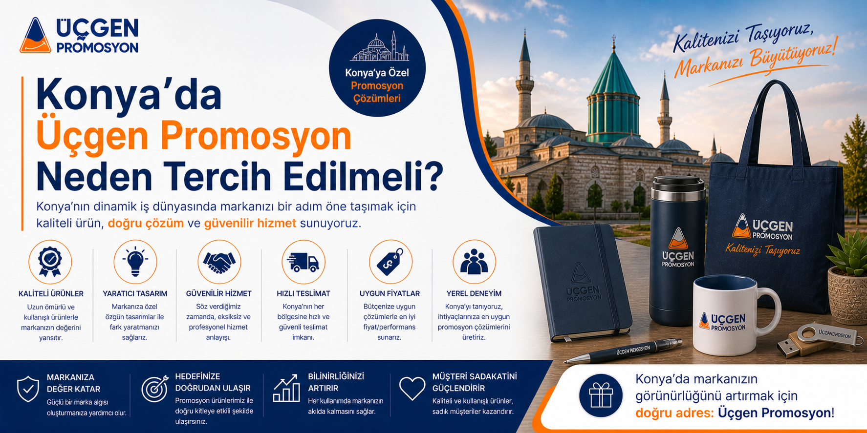 Konyada Üçgen Promosyon Neden Tercih Edilmeli