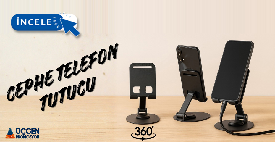 Ankara Promosyon CEPHE SİYAH TELEFON TUTUCU