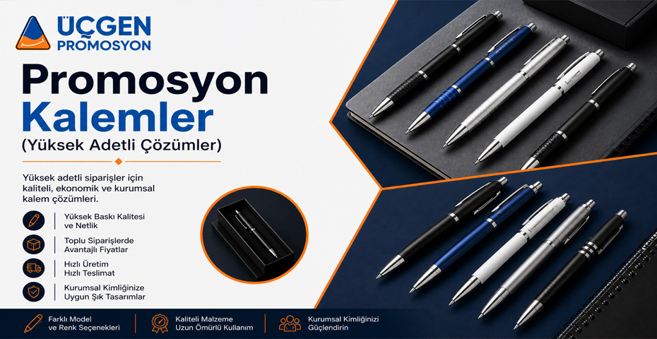 Ankara Promosyon Promosyon Kalemler Yüksek Adetli Çözümler