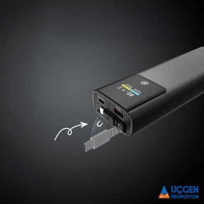 225901 AKYAKA 20.000 MAH SİYAH POWERBANK - 3