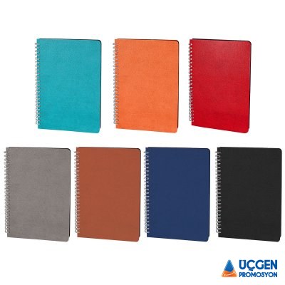 AKYURT TABA SPİRALLİ TARİHSİZ DEFTER (13X21 CM) - Kodgrup