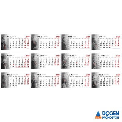 ALA-18 ALA-18 (ATATÜRK) ÜÇGEN MASA TAKVİMİ - 2