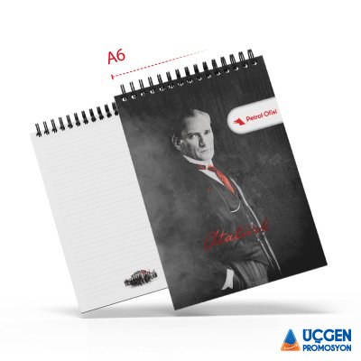 ALA-29 ATA SPİRALLİ A6 BLOKNOT