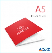ALA-41 Kapak Geçmeli Yana Açılır A5 Bloknot Ankara Promosyon