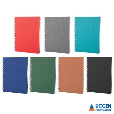 ALTINDAĞ KIRMIZI KARELİ SPİRALLİ TARİHSİZ DEFTER (17X24 CM) - Kodgrup