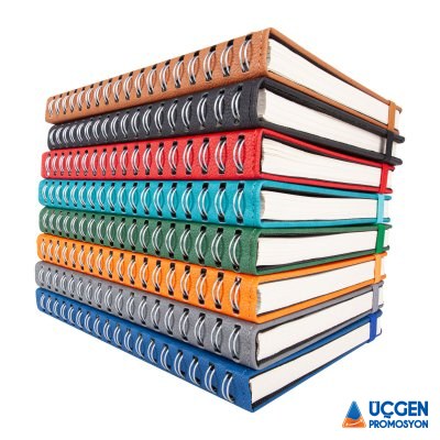 301904 ANITTEPE KIRMIZI TARİHLİ GİZLİ SPİRALLİ AJANDA (17X24 CM) - 3