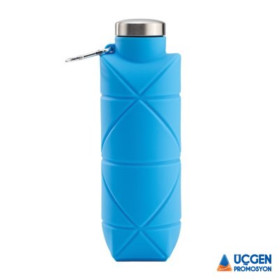 Ankara AYDENİZ LACİVERT 700 ML KATLANABİLİR SİLİKON MATARA