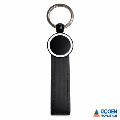 Ankara AYDER SİYAH METAL-DERİ ANAHTARLIK