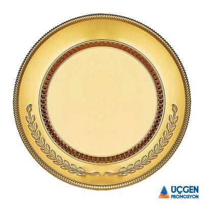Ankara AYT-04 ALTIN YALDIZ İŞLEMELİ PLAKET TABAK