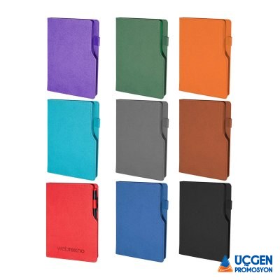 BAHÇELİEVLER YEŞİL TARİHSİZ DEFTER (14,5X21 CM) - Kodgrup