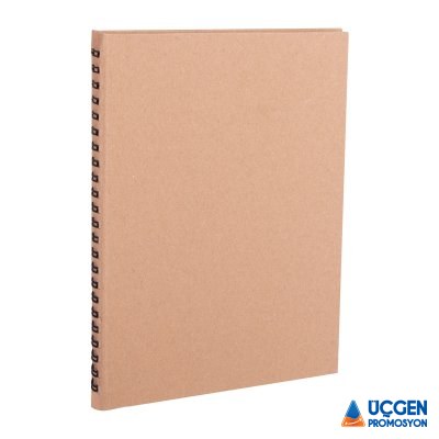 Ankara BASINEVLERİ KRAFT SPİRALLİ TARİHSİZ DEFTER (15X21 CM)