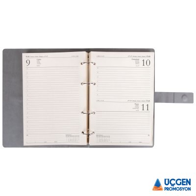 309201 BİRLİK SİYAH ORGANİZER AJANDA (17,5x22,5CM) - 2
