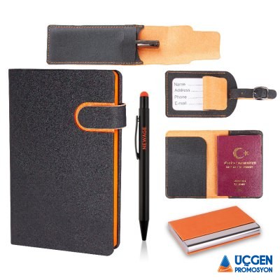 932016 DİKİLİTAŞ TURUNCU HEDİYELİK SET - 2