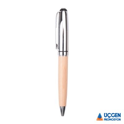 DOĞA AHŞAP METAL TÜKENMEZ KALEM