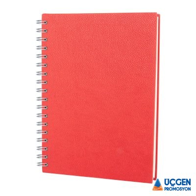 Ankara ELMADAĞ KIRMIZI TARİHLİ SPİRALLİ AJANDA (17X24 CM)