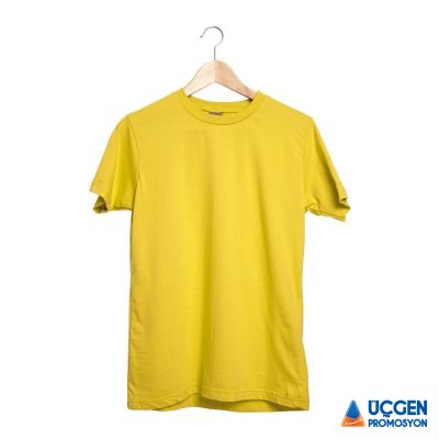 Ankara GARDENYA SARI XL SIFIR YAKA TİŞÖRT