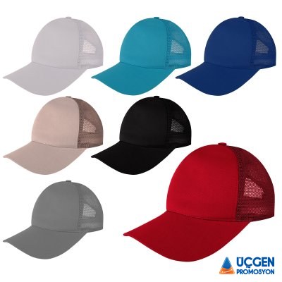 GELİNCİK BEYAZ FİLELİ COTTON ŞAPKA - Kodgrup