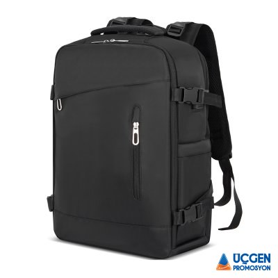 GEZGİN SİYAH LAPTOP BÖLMELİ SIRT ÇANTASI