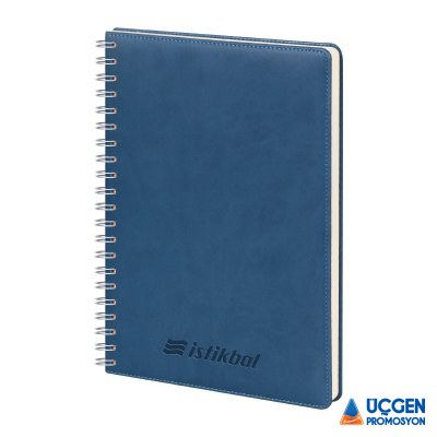 Ankara GİMAT LACİVERT TARİHLİ SPİRALLİ GÜNLÜK AJANDA (20X28 CM)