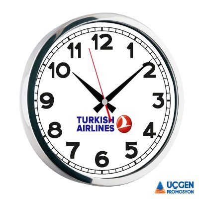 Ankara HYDRA081 METAL ÇERÇEVE DUVAR SAATİ(400MM)