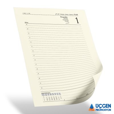 307405 İVEDİK LACİVERT SPİRALLİ TARİHLİ AJANDA (17X24 CM) - 2