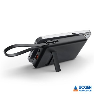 225501 KAYABEYİ 10.000 MAH SİYAH MAGSAFE  ve  WIRELESS POWERBANK - 2
