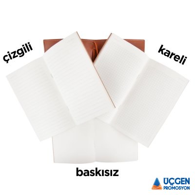 310005 KUĞULU LACİVERT TARİHSİZ DEFTER (11,5X20 CM) - 2