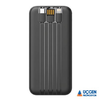232101 KUMBURNU 10.000 MAH SİYAH LEDLİ POWERBANK - 2