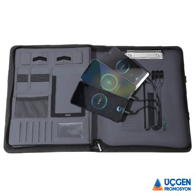 250201 KURTBOĞAZI 8.000 MAH WIRELESS POWERBANK ORGANİZER ÇANTA - 2