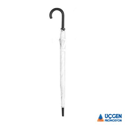 Ankara LONGAN BEYAZ PLASTİK SAPLI ŞEMSİYE