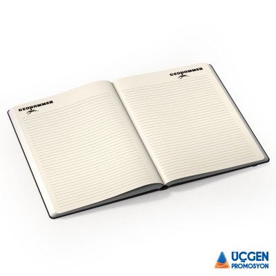 3088-20X28 MACUNKÖY KUŞE MUKAVVA SIVAMA CİLTLİ DEFTER (20X28 CM) - 3