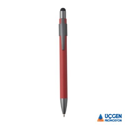 Ankara OLTU KIRMIZI STRES ÇARKLI METAL TÜKENMEZ KALEM