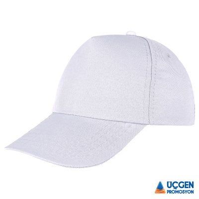PAPATYA BEYAZ POLYESTER ŞAPKA - Ankara Promosyon Ürünleri