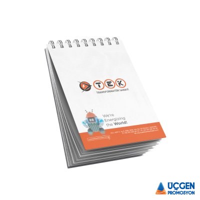 Ankara PM-18 MUKAVVA SIVAMALI SPİRALLİ BLOKNOT (17x24 CM)