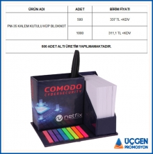 PM-35 Kalem Kutulu Küp Bloknot Ankara Promosyon Fiyat Listesi