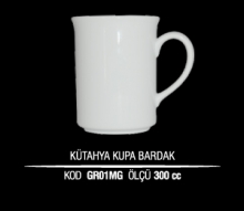 Ankara Porselen Kupa Bardak GR01MG (Seramik Değildir)