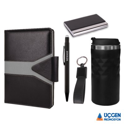 916701 POYRAZ SİYAH HEDİYELİK SET - 2
