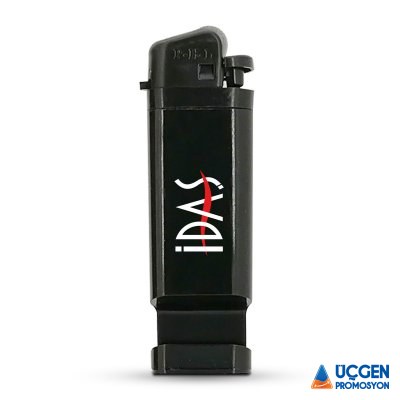 REVAL SİYAH TELEFON TUTUCULU SİBOPSUZ ÇAKMAK - Ankara Promosyon Ürünleri