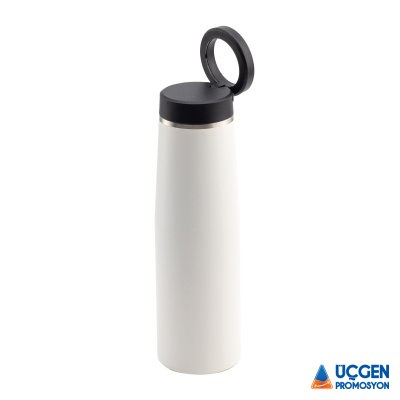 792602 SAKLIGÖL BEYAZ 550 ML TELEFON TUTUCULU TERMOS - 2