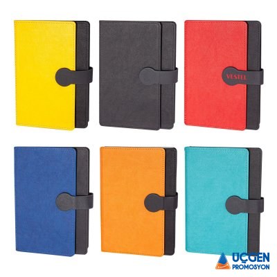 SARAY KIRMIZI TARİHSİZ DEFTER (15X21 CM) - Kodgrup